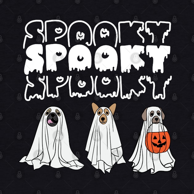 Halloween Spooky Ghost Dog by Mplanet